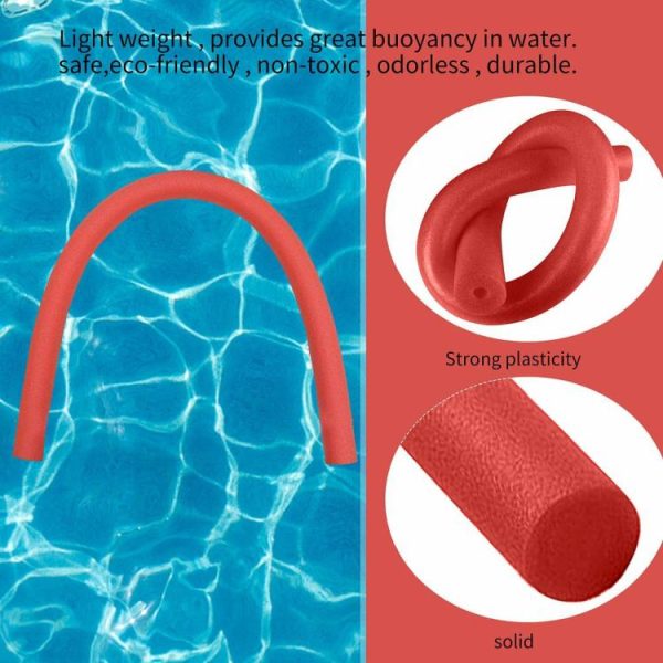 Water fun |   Solid Swimming Aid Foam Noodles Low Density & Strong Buoyancy Water Relax