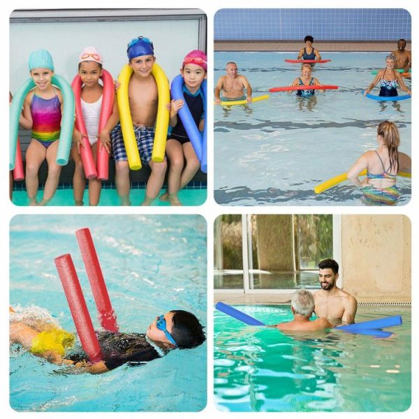 Water fun |   Solid Swimming Aid Foam Noodles Low Density & Strong Buoyancy Water Relax