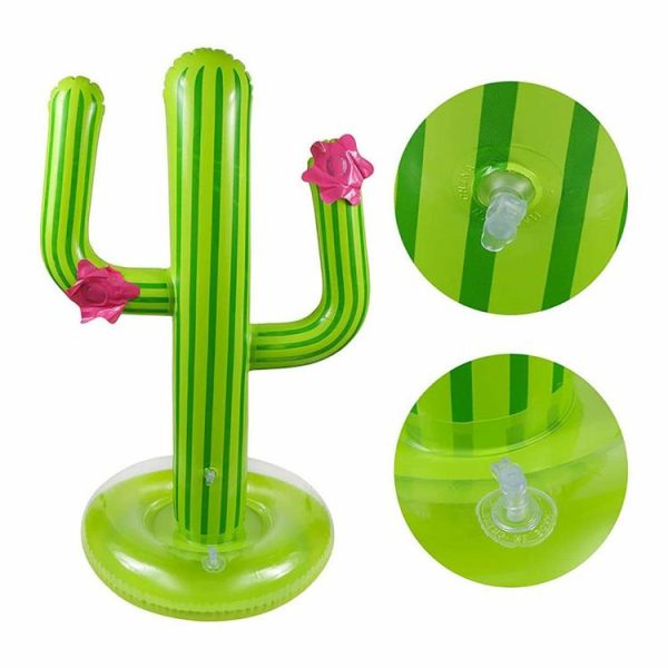 Water fun |   Water Game Inflatable Cactus Ring Toss Game Set Pool Beach Lawn Party Toy