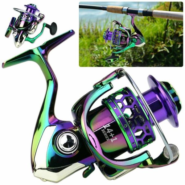 Fishing Gear |   5.1 1 Gear Ratio Baitcast Reel Colorful Baitcaster Reel for Freshwater Saltwater