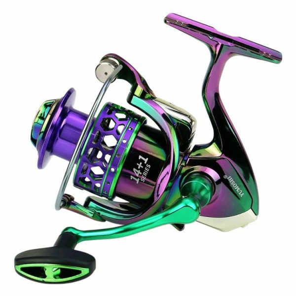 Fishing Gear |   5.1 1 Gear Ratio Baitcast Reel Colorful Baitcaster Reel for Freshwater Saltwater