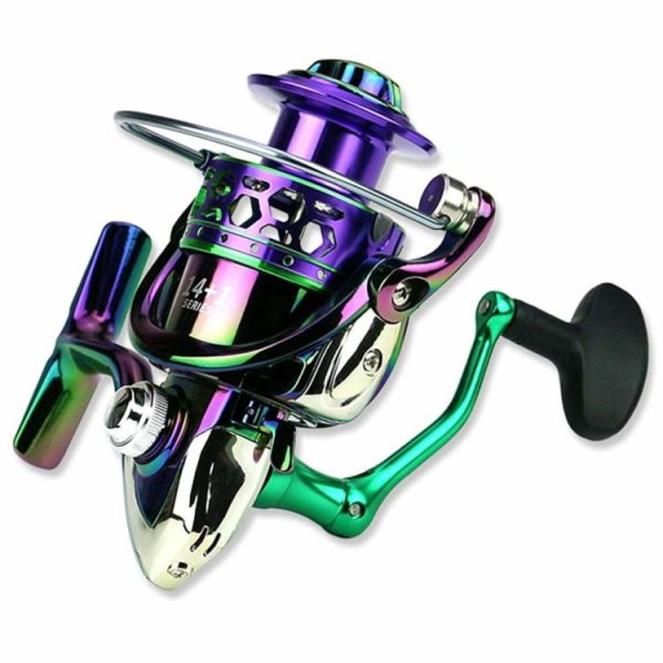 Fishing Gear |   5.1 1 Gear Ratio Baitcast Reel Colorful Baitcaster Reel for Freshwater Saltwater