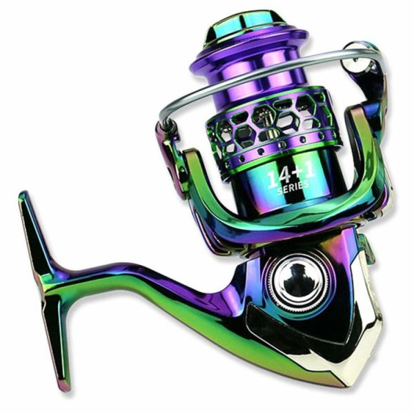 Fishing Gear |   5.1 1 Gear Ratio Baitcast Reel Colorful Baitcaster Reel for Freshwater Saltwater