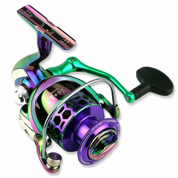 Fishing Gear |   5.1 1 Gear Ratio Baitcast Reel Colorful Baitcaster Reel for Freshwater Saltwater