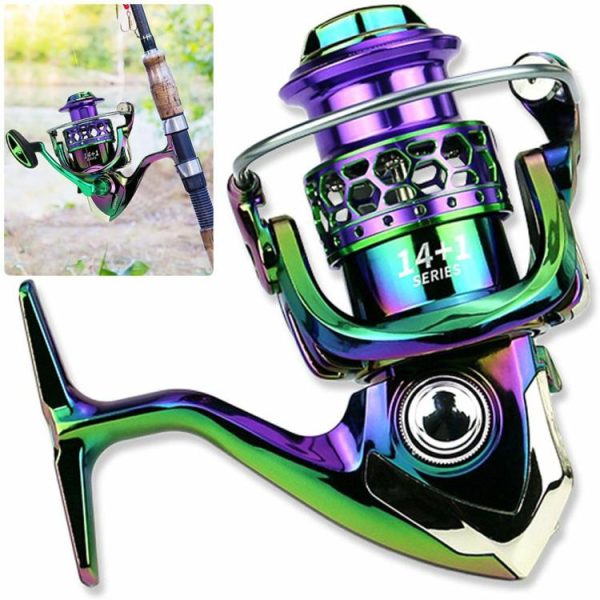 Fishing Gear |   5.1 1 Gear Ratio Baitcast Reel Colorful Baitcaster Reel for Freshwater Saltwater