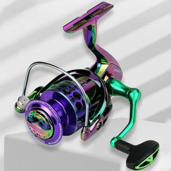 Fishing Gear |   5.1 1 Gear Ratio Baitcast Reel Colorful Baitcaster Reel for Freshwater Saltwater