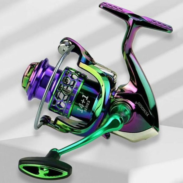 Fishing Gear |   5.1 1 Gear Ratio Baitcast Reel Colorful Baitcaster Reel for Freshwater Saltwater