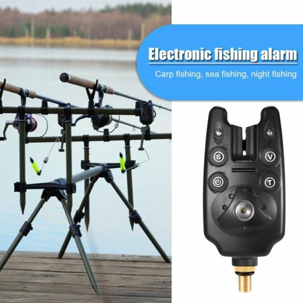 Fishing Gear |   Electronic Fishing Bite Alarm LED Light Indicator Carp Fishing Warning Tool