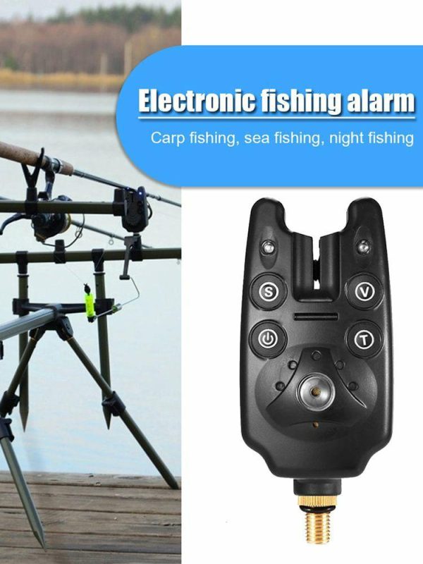 Fishing Gear |   Electronic Fishing Bite Alarm LED Light Indicator Carp Fishing Warning Tool