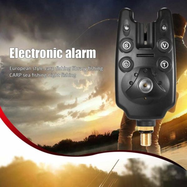 Fishing Gear |   Electronic Fishing Bite Alarm LED Light Indicator Carp Fishing Warning Tool