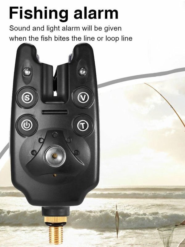 Fishing Gear |   Electronic Fishing Bite Alarm LED Light Indicator Carp Fishing Warning Tool