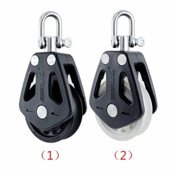 Canoeing |   Swivel Bearing Pulley High Load Universal Sheave Block Sailboat Accessories