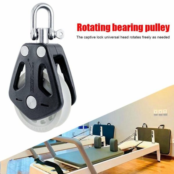 Canoeing |   Swivel Bearing Pulley High Load Universal Sheave Block Sailboat Accessories