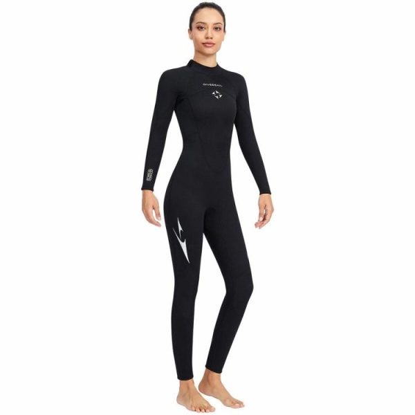 Diving |   3mm Neoprene Wetsuits Women Full Body Scuba Diving Suits for Water Sports