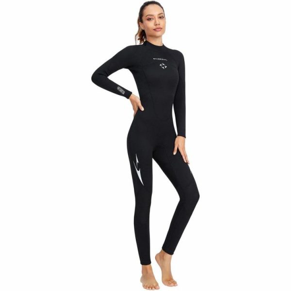 Diving |   3mm Neoprene Wetsuits Women Full Body Scuba Diving Suits for Water Sports