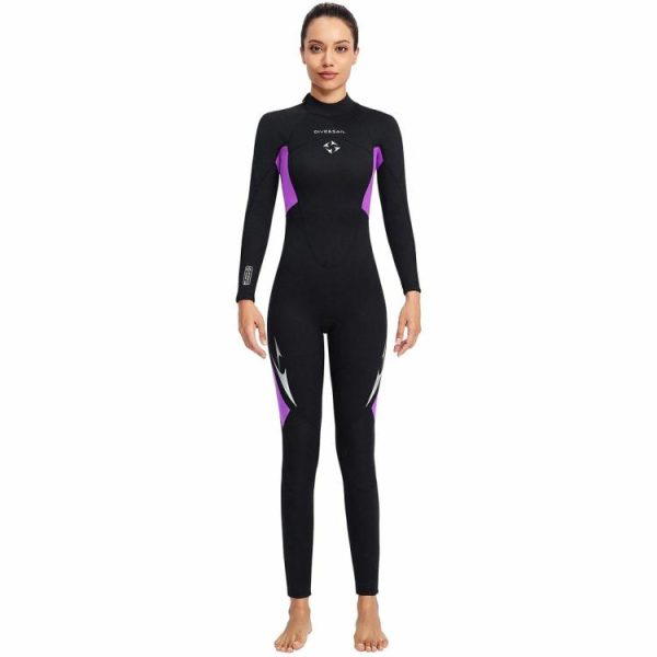 Diving |   3mm Neoprene Wetsuits Women Full Body Scuba Diving Suits for Water Sports