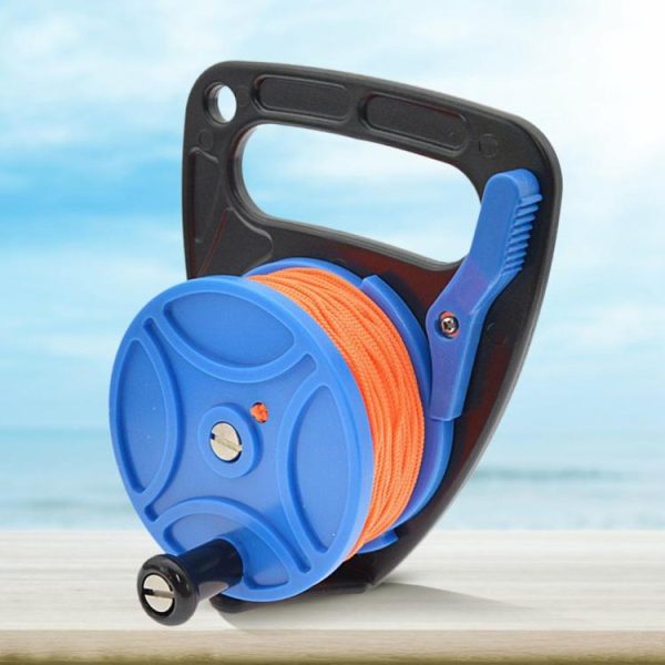 Diving |   Cave Reel with Handle Durable Nylon Weaving Smooth Rustproof Outdoor Accessories