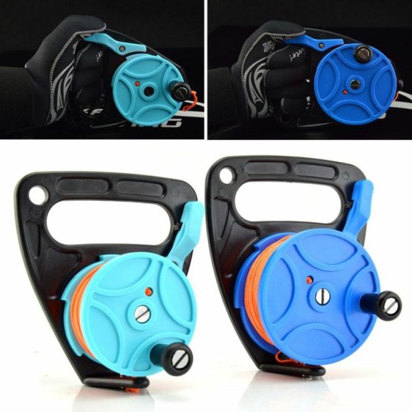 Diving |   Cave Reel with Handle Durable Nylon Weaving Smooth Rustproof Outdoor Accessories