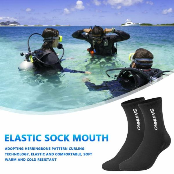 Diving |   Unisex Beach Fin Sock Scratch Resistant Neoprene Warm Cold Proof for Water Sport