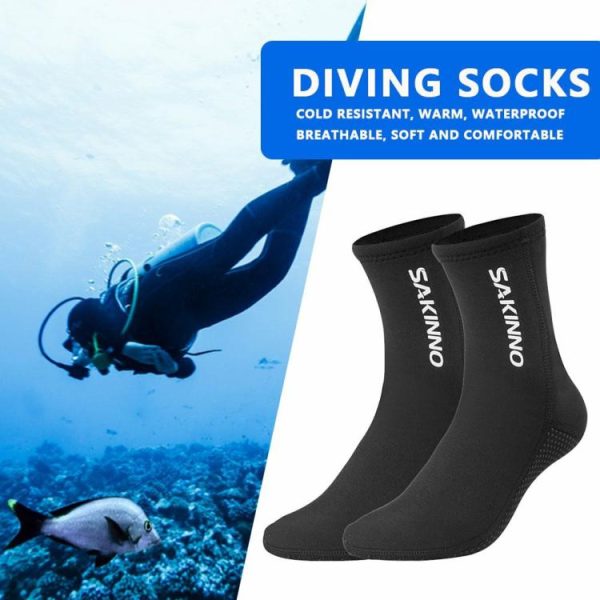 Diving |   Unisex Beach Fin Sock Scratch Resistant Neoprene Warm Cold Proof for Water Sport