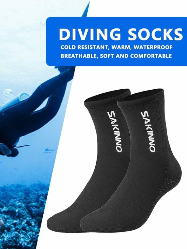 Diving |   Unisex Beach Fin Sock Scratch Resistant Neoprene Warm Cold Proof for Water Sport