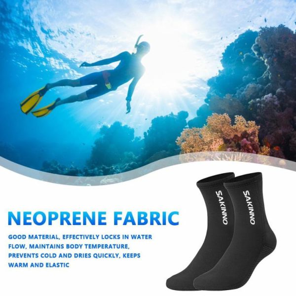 Diving |   Unisex Beach Fin Sock Scratch Resistant Neoprene Warm Cold Proof for Water Sport