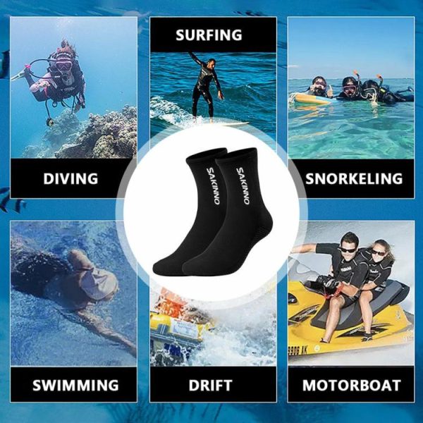 Diving |   Unisex Beach Fin Sock Scratch Resistant Neoprene Warm Cold Proof for Water Sport