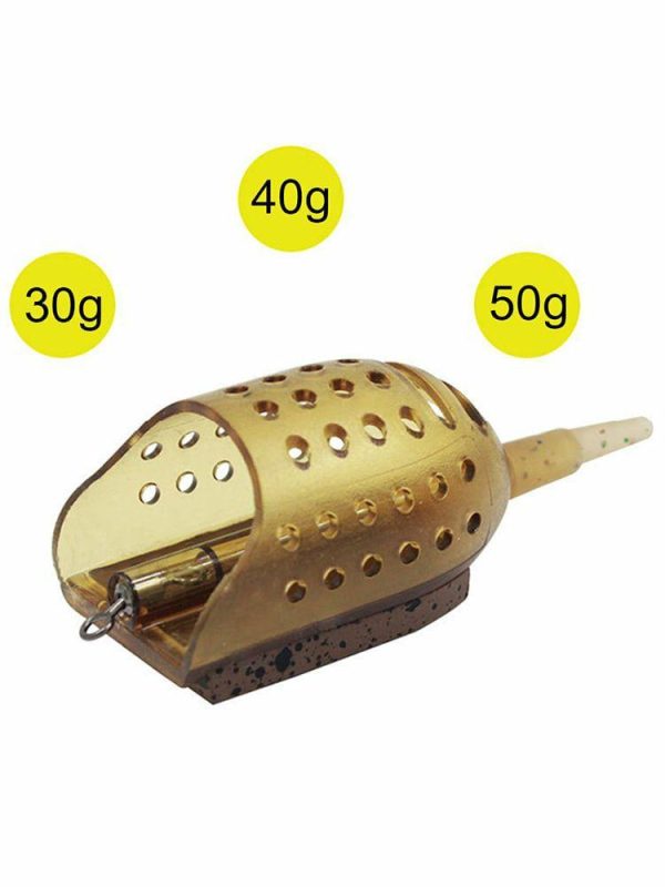 Fishing Gear |   30g/40g/50g Carp Fishing Bait Feeder Lure Holder Trap Fishing Cage Basket