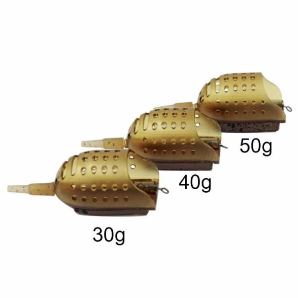 Fishing Gear |   30g/40g/50g Carp Fishing Bait Feeder Lure Holder Trap Fishing Cage Basket