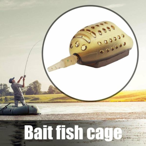 Fishing Gear |   30g/40g/50g Carp Fishing Bait Feeder Lure Holder Trap Fishing Cage Basket