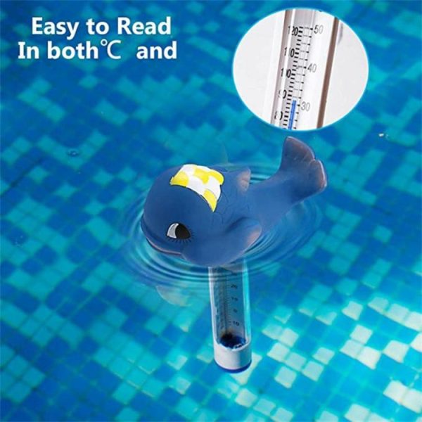 Pool & Accessories |   Cartoon Whale Thermometer 0 -50 Swimming Pool Thermometer for Spas Hot Tubs