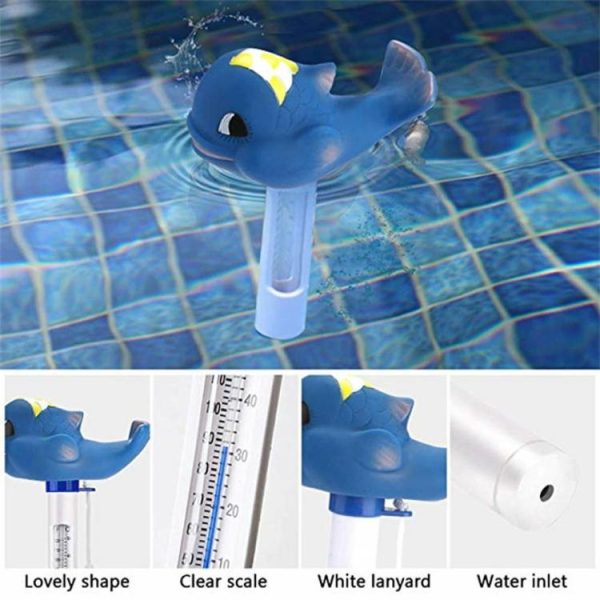 Pool & Accessories |   Cartoon Whale Thermometer 0 -50 Swimming Pool Thermometer for Spas Hot Tubs