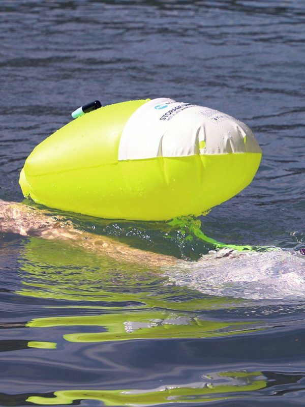 Swimming |   20L Inflatable Open Swimming Buoy Tow Float Dry Bag with Waist Belt for Swimming