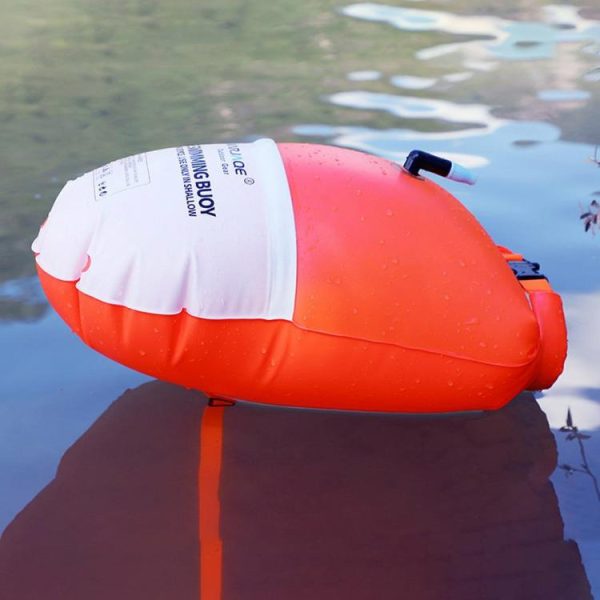 Swimming |   20L Inflatable Open Swimming Buoy Tow Float Dry Bag with Waist Belt for Swimming