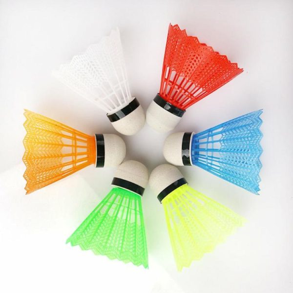 Badminton |   12pcs Plastic Badminton Balls Lightweight Badminton Shuttlecock Outdoor Supplies