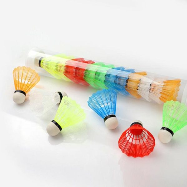 Badminton |   12pcs Plastic Badminton Balls Lightweight Badminton Shuttlecock Outdoor Supplies