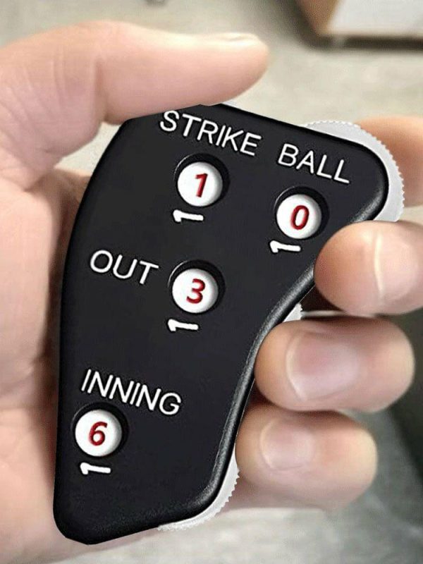 Baseball |   4 Wheel Baseball Umpire Clicker Non-Slip Softball Counter for Outdoor Sports