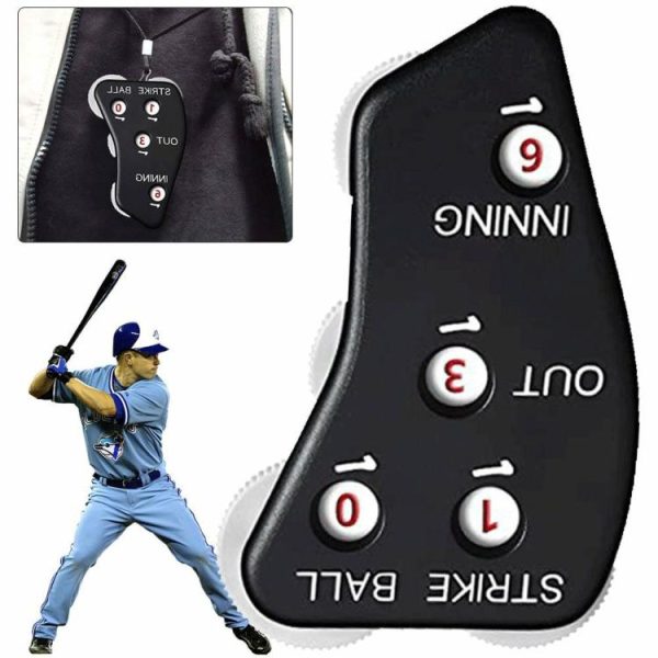 Baseball |   4 Wheel Baseball Umpire Clicker Non-Slip Softball Counter for Outdoor Sports