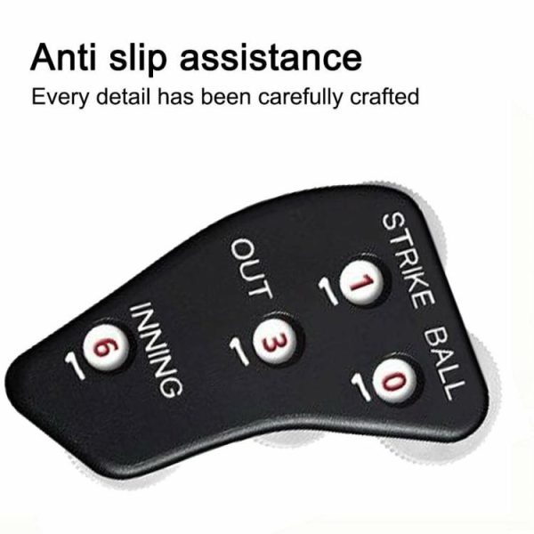 Baseball |   4 Wheel Baseball Umpire Clicker Non-Slip Softball Counter for Outdoor Sports