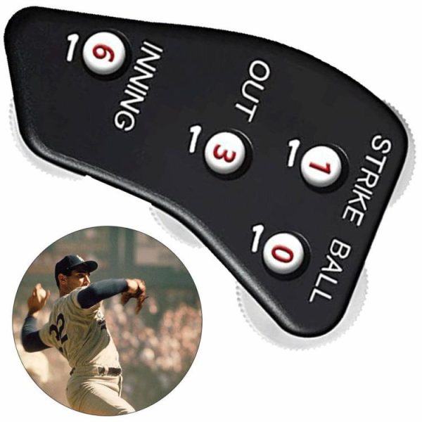 Baseball |   4 Wheel Baseball Umpire Clicker Non-Slip Softball Counter for Outdoor Sports