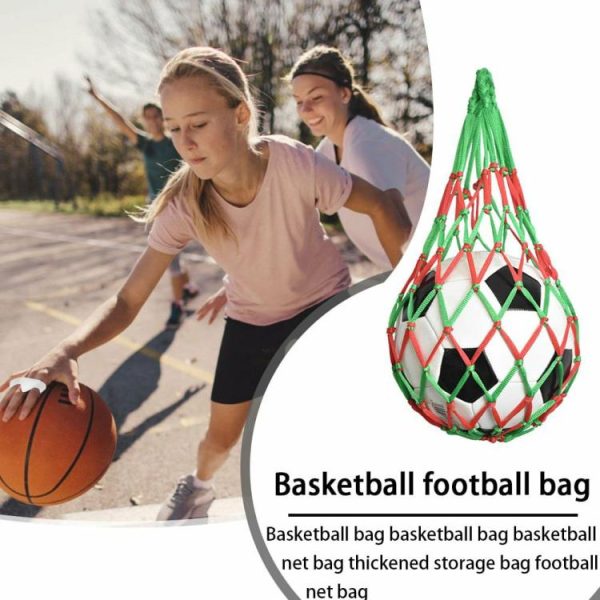 Basketball |   Large Gym Basketball Carry Bag Gym Sports Net Football Soccer Volleyball Bag