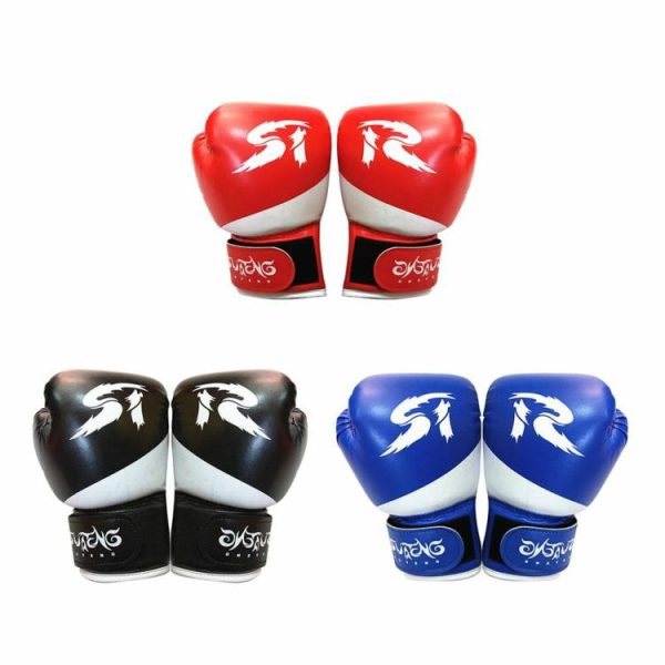 Boxing |   1 Pair Sports Protection PU Leather Kids Boxing Gloves Sanda Training Equipment