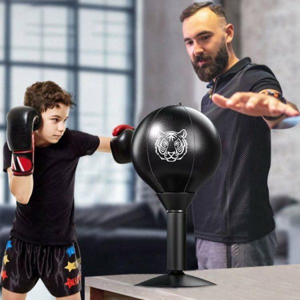 Boxing |   Desktop Punching Bag with Suction Cup Boxing Bag Free Standing Stress Buster