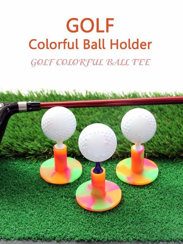 Golf |   1pc Golf Tee Durable Rubber Training Aid 3.8cm Height for Driving Range