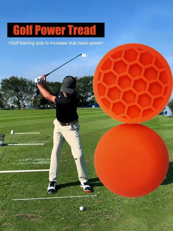 Golf |   2Pcs Golf Force Plate Golf Training Aid Golf Power Pads Increase Club Head Speed