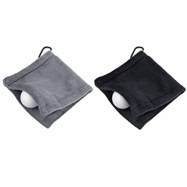 Golf |   Microfiber Golf Towel with Carabiner Clip Golf Cleaning Towel for Men and Women