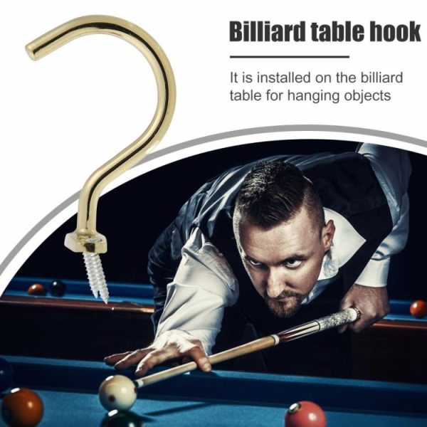 Snooker & Billiard |   Billiard Hanging Iron Hook for Pool Table Rack Holder Snooker Accessories