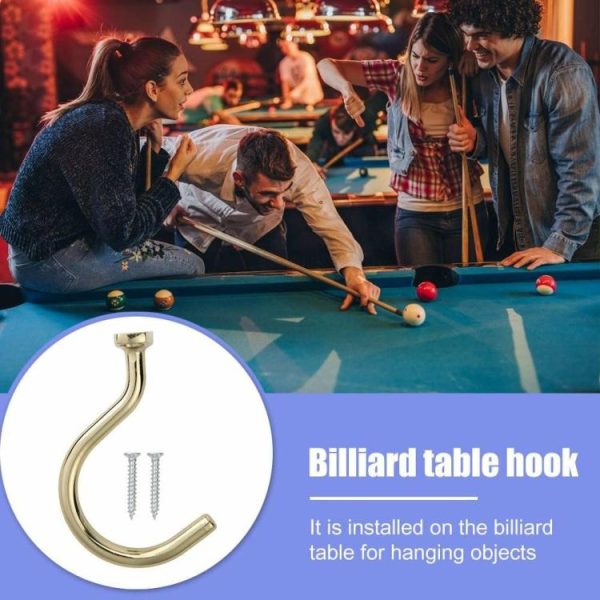 Snooker & Billiard |   Billiard Hanging Iron Hook for Pool Table Rack Holder Snooker Accessories