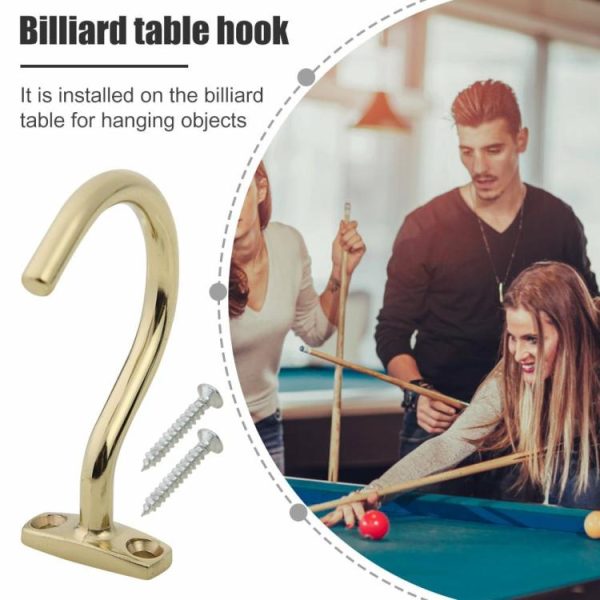 Snooker & Billiard |   Billiard Hanging Iron Hook for Pool Table Rack Holder Snooker Accessories