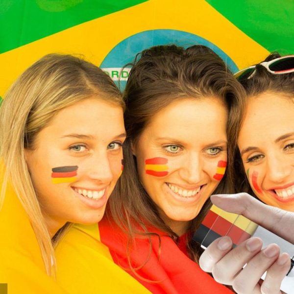 Soccer |   Country Flag Face Paint Stick for Germany Pigment Pen Football Fan Brush Stick